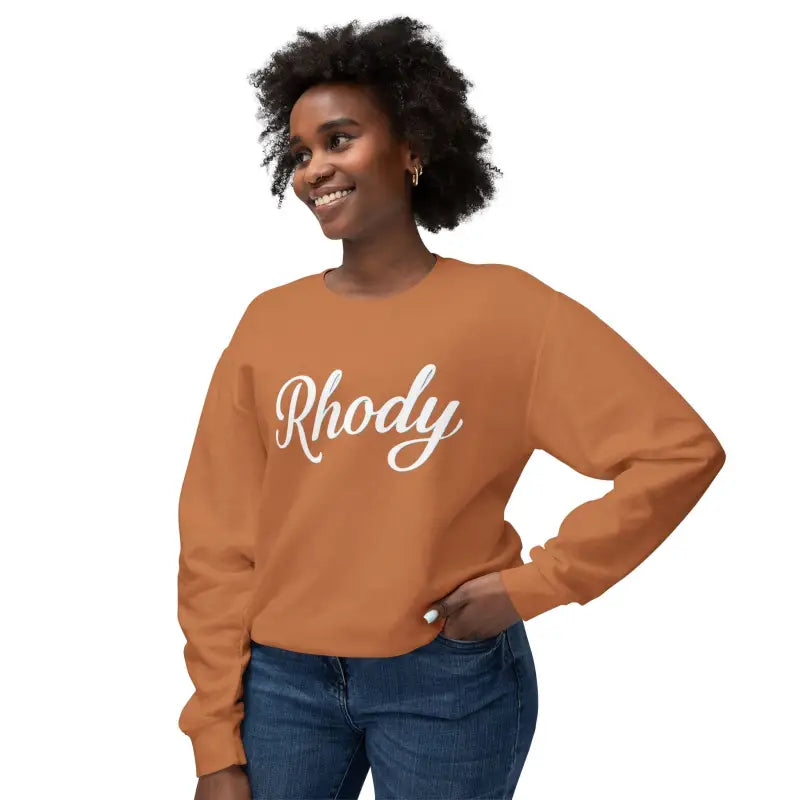 Ocean State Styles Sweater Rhody Script Lightweight