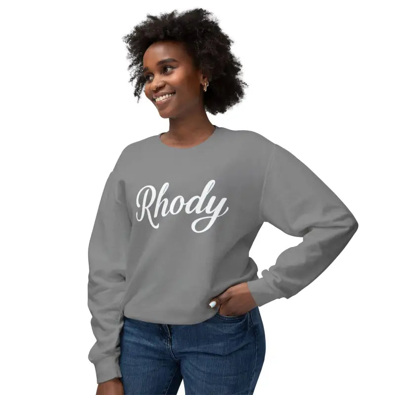 Ocean State Styles Sweater Rhody Script Lightweight