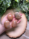 Peach Moonstone Palm stone