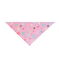 Pet Bandana with Colorful Paw Prints for Dogs and Cats
