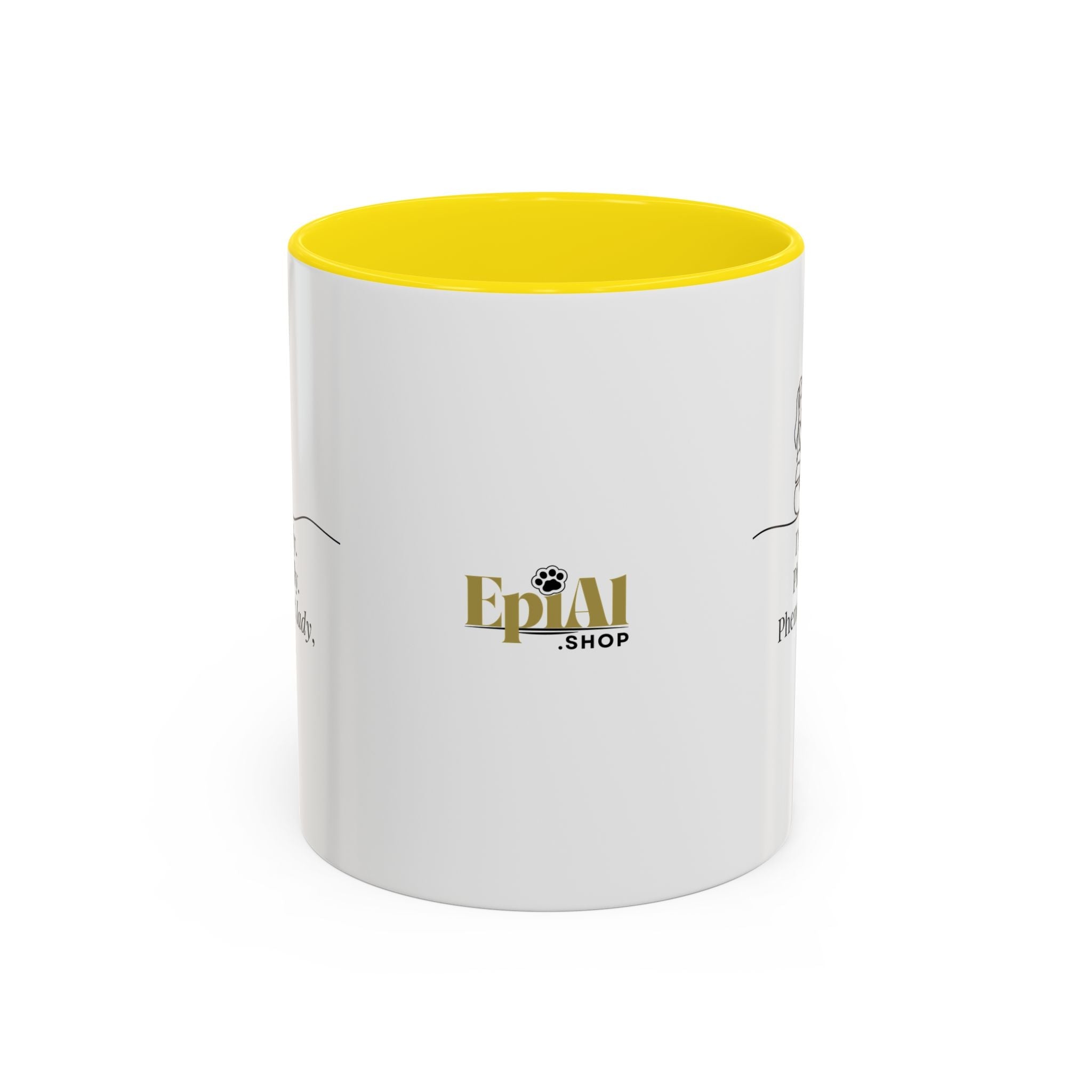 Phenomenal Cat Lady Accent Coffee Mug - Perfect for Cat Lovers