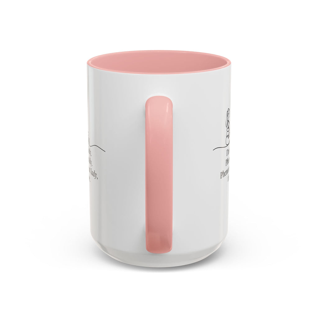 Phenomenal Cat Lady Accent Coffee Mug - Perfect for Cat Lovers