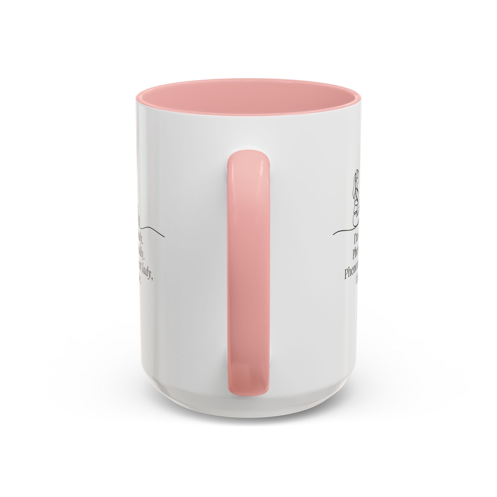 Phenomenal Cat Lady Accent Coffee Mug - Perfect for Cat Lovers