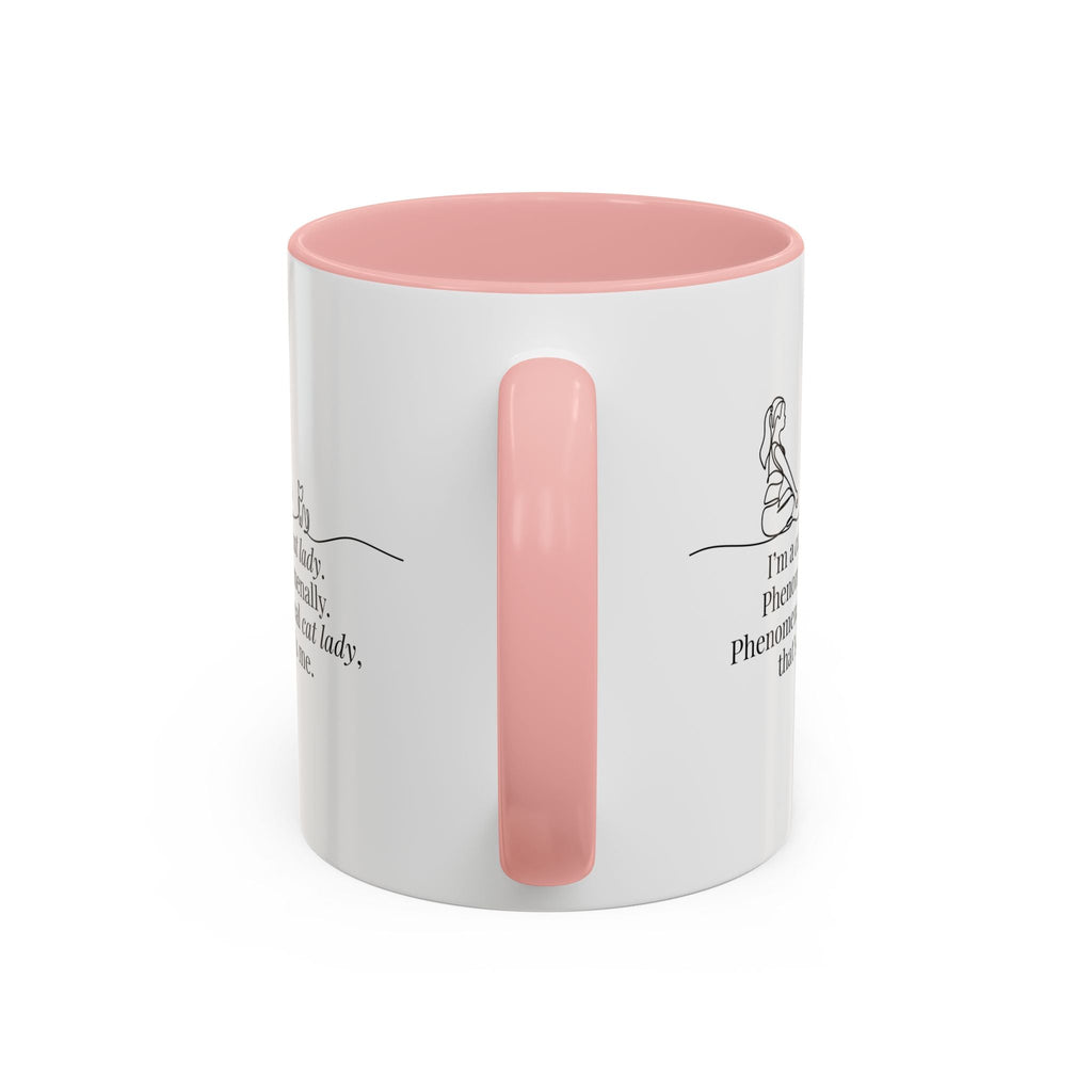 Phenomenal Cat Lady Accent Coffee Mug - Perfect for Cat Lovers