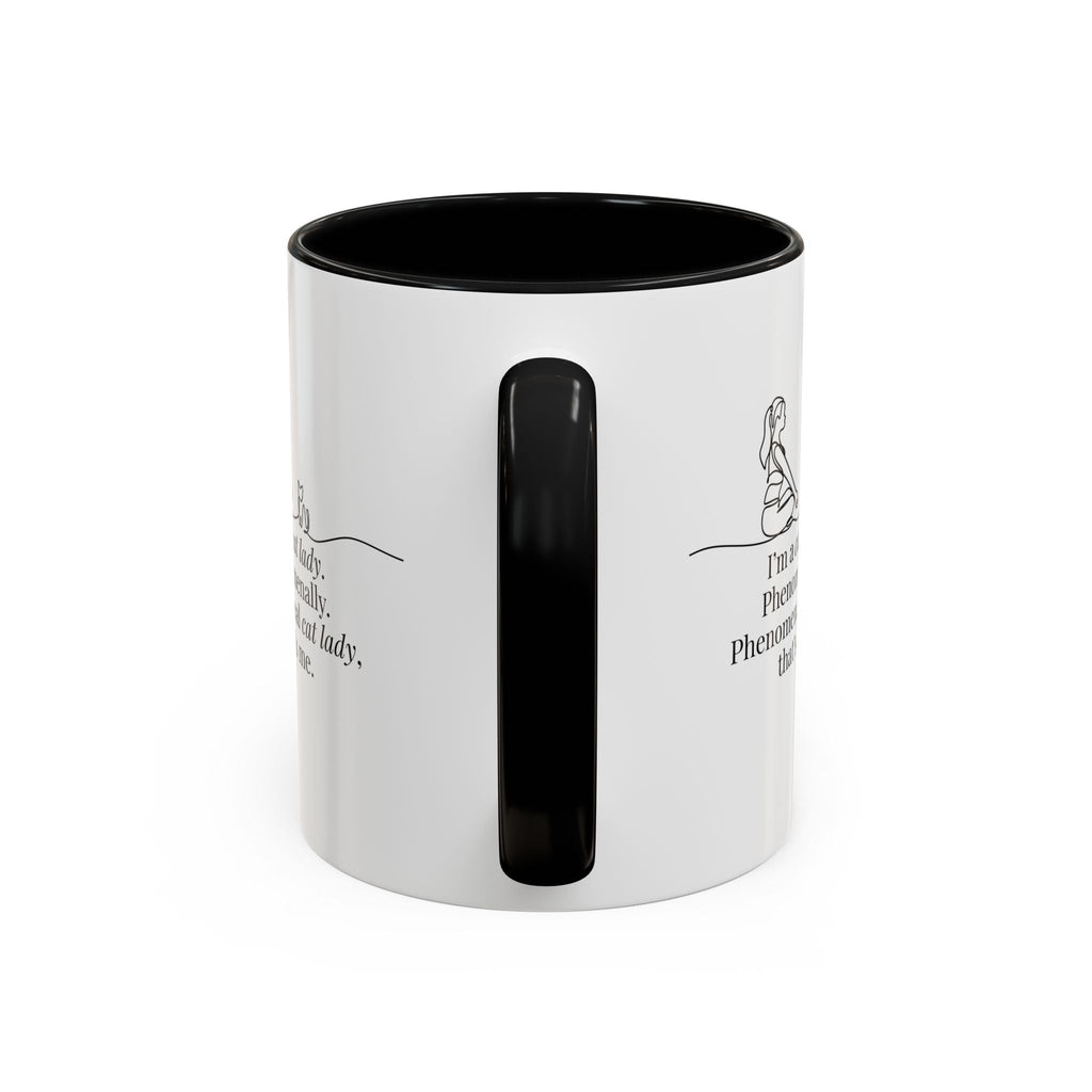 Phenomenal Cat Lady Accent Coffee Mug - Perfect for Cat Lovers