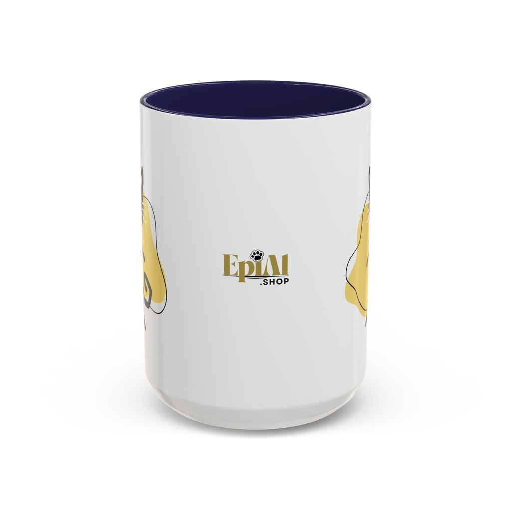 Playful Cat Accent Coffee Mug - 11oz & 15oz