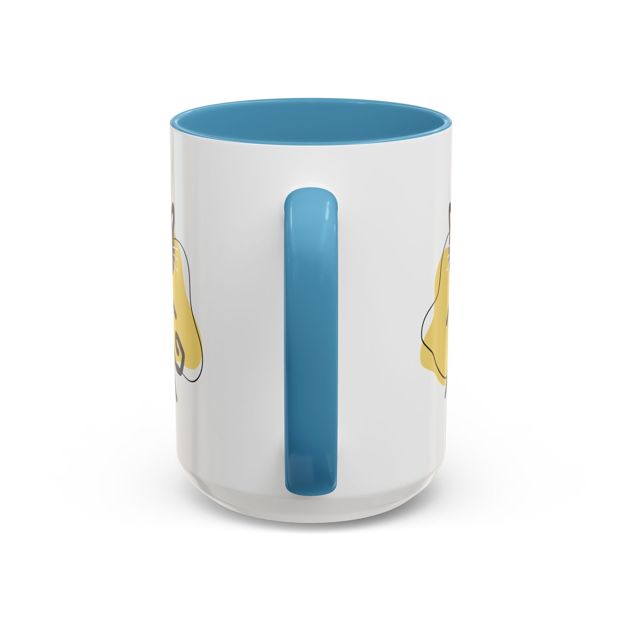 Playful Cat Accent Coffee Mug - 11oz & 15oz
