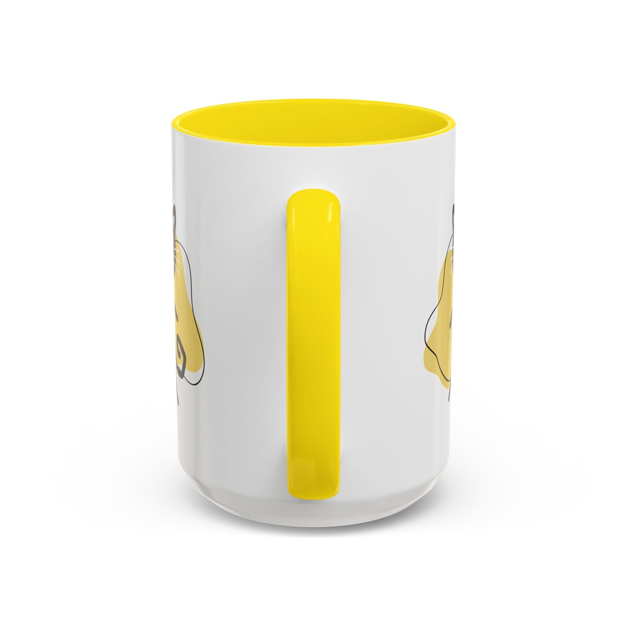Playful Cat Accent Coffee Mug - 11oz & 15oz