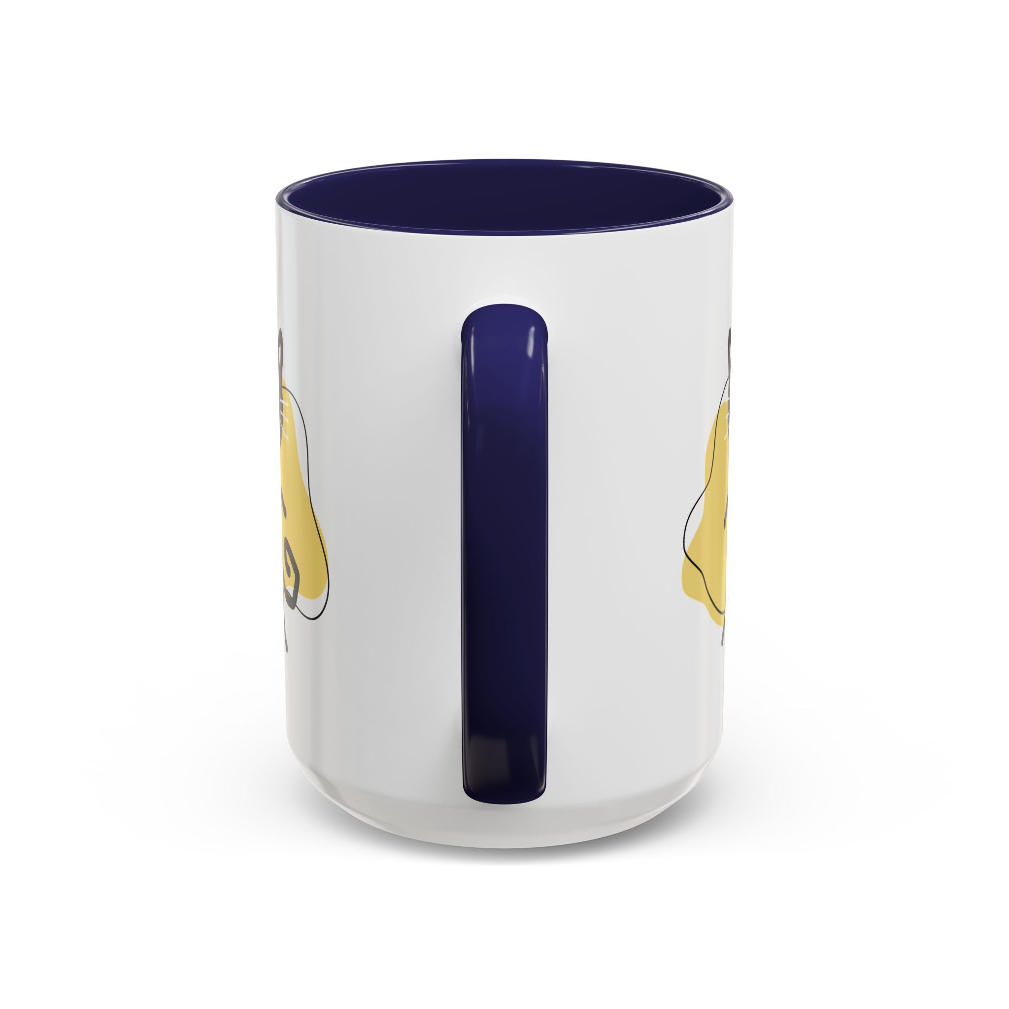 Playful Cat Accent Coffee Mug - 11oz & 15oz