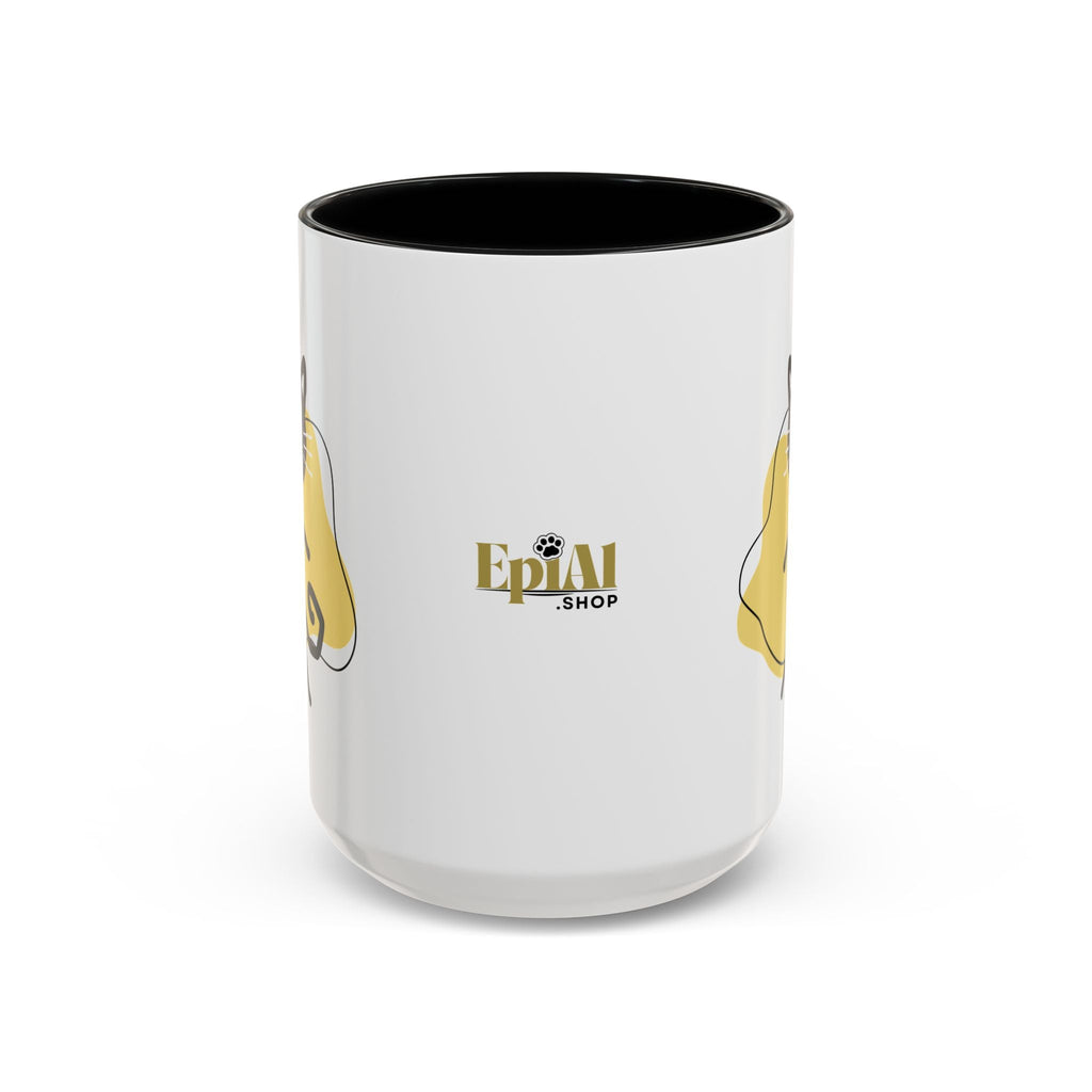 Playful Cat Accent Coffee Mug - 11oz & 15oz