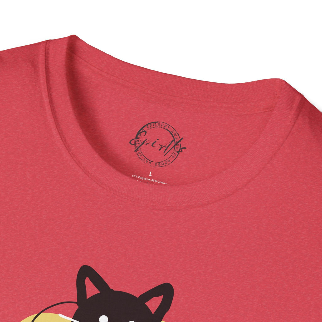 Playful Cat Graphic T-Shirt – Unisex Softstyle Tee for Cat Lovers