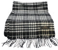 Black and White Cashmere Scarf