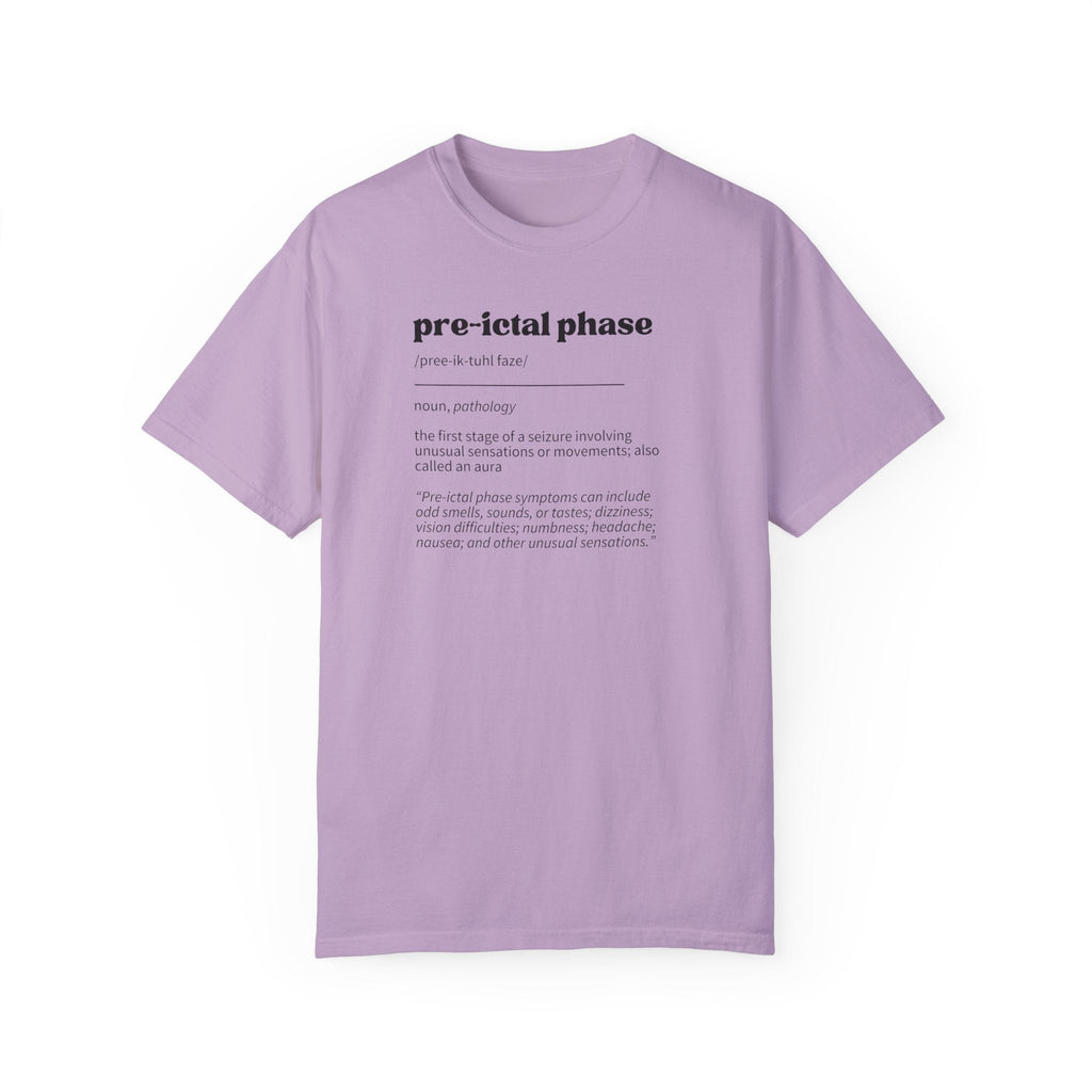 Pre-Ictal Phase Definition Unisex Garment-Dyed T-shirt