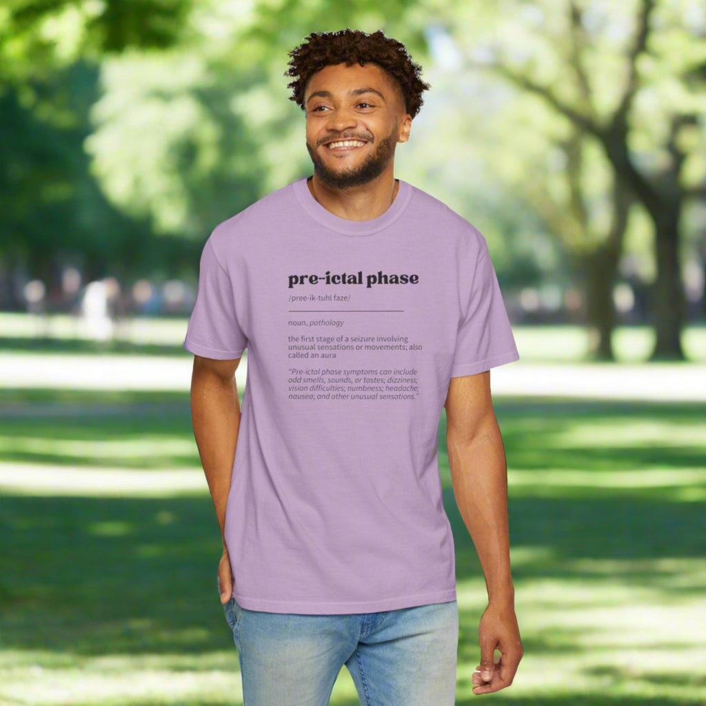 Pre-Ictal Phase Definition Unisex Garment-Dyed T-shirt