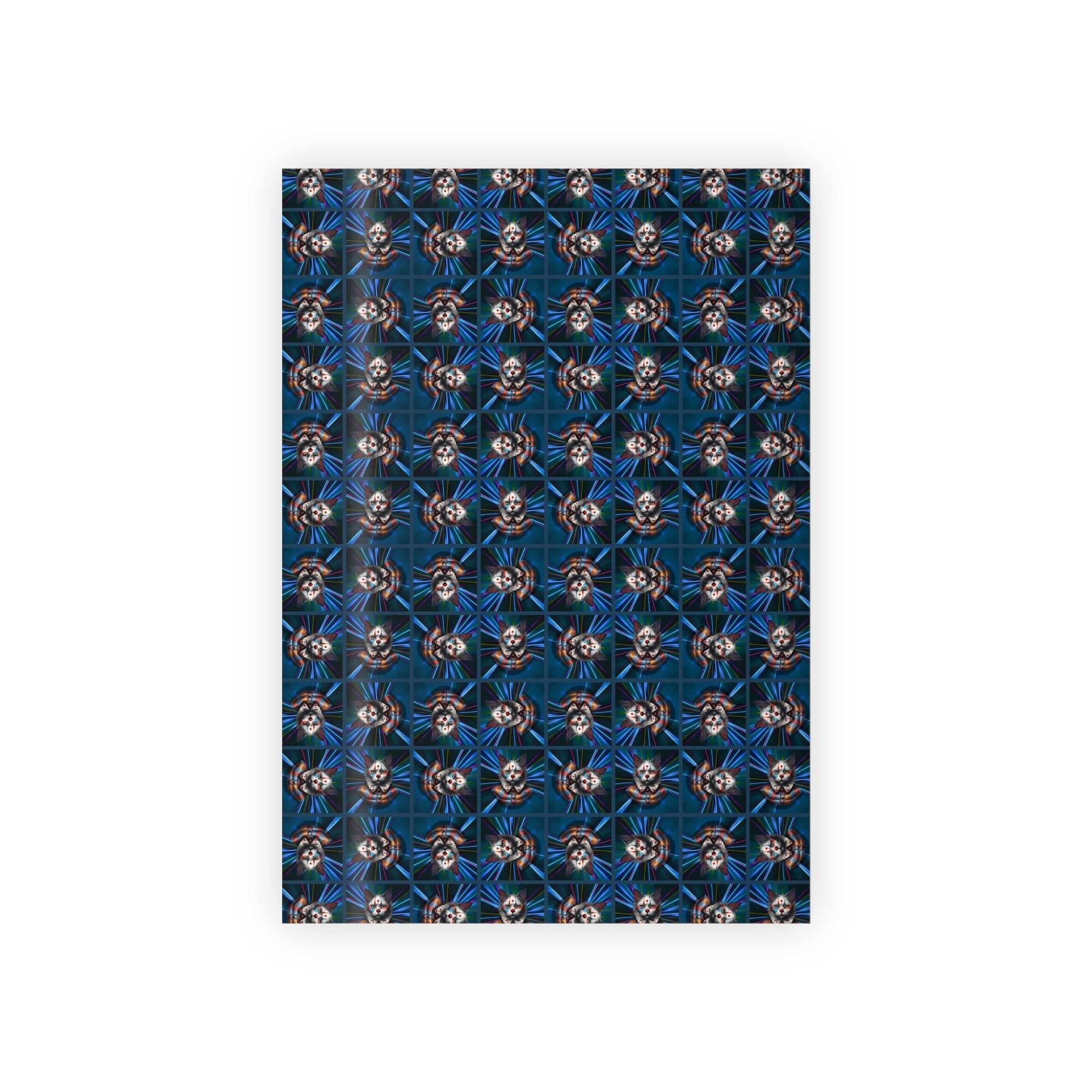 Premium Cat Clown Design Gift Wrapping Paper Roll
