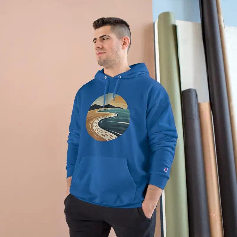Ocean State Styles Hoodie Champion Beach Club Coastal Scene