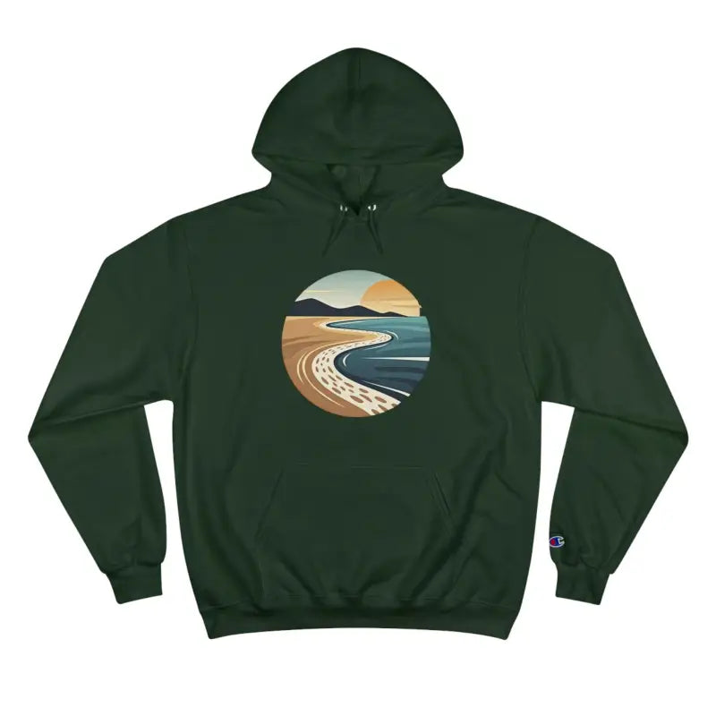 Ocean State Styles Hoodie Champion Beach Club Coastal Scene