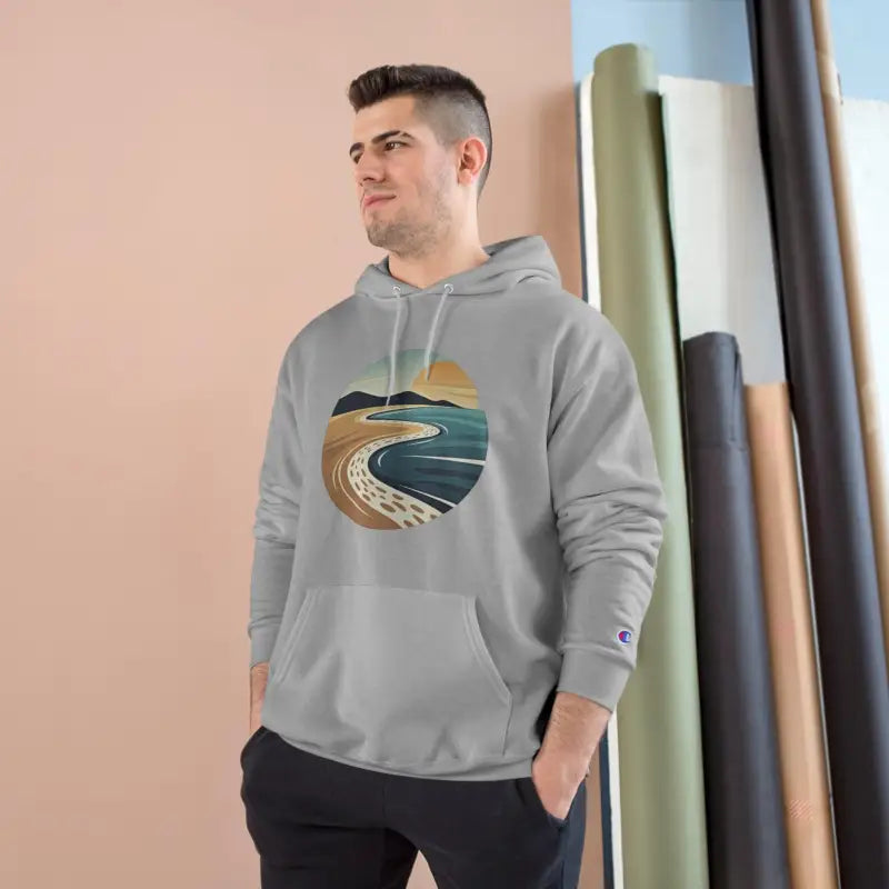 Ocean State Styles Hoodie Champion Beach Club Coastal Scene