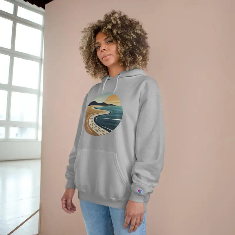 Ocean State Styles Hoodie Champion Beach Club Coastal Scene