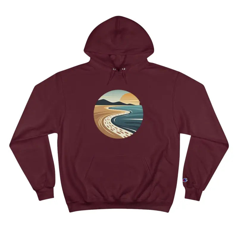 Ocean State Styles Hoodie Champion Beach Club Coastal Scene