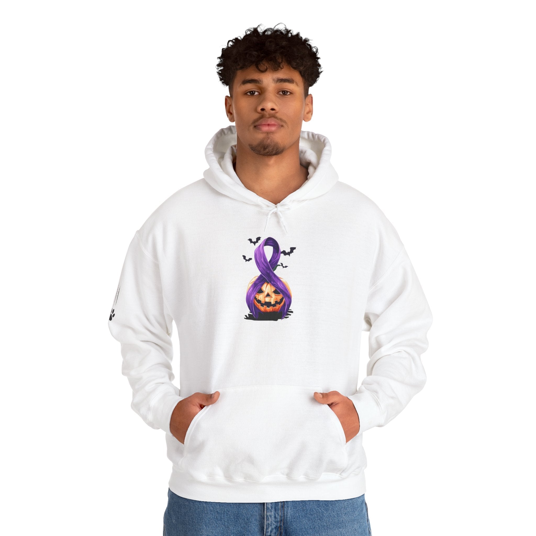 Pumpkins & Purple Ribbons Hoodie