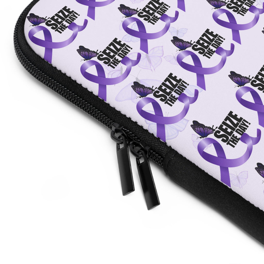 Purple Epilepsy Awareness Laptop Sleeve