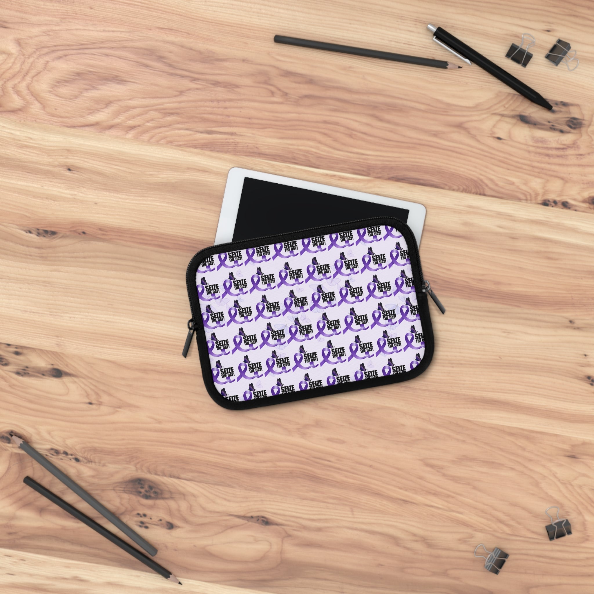 Purple Epilepsy Awareness Laptop Sleeve
