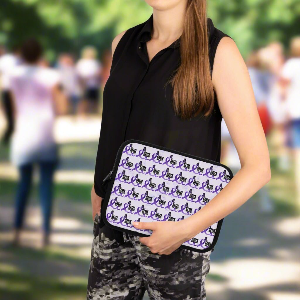 Purple Epilepsy Awareness Laptop Sleeve