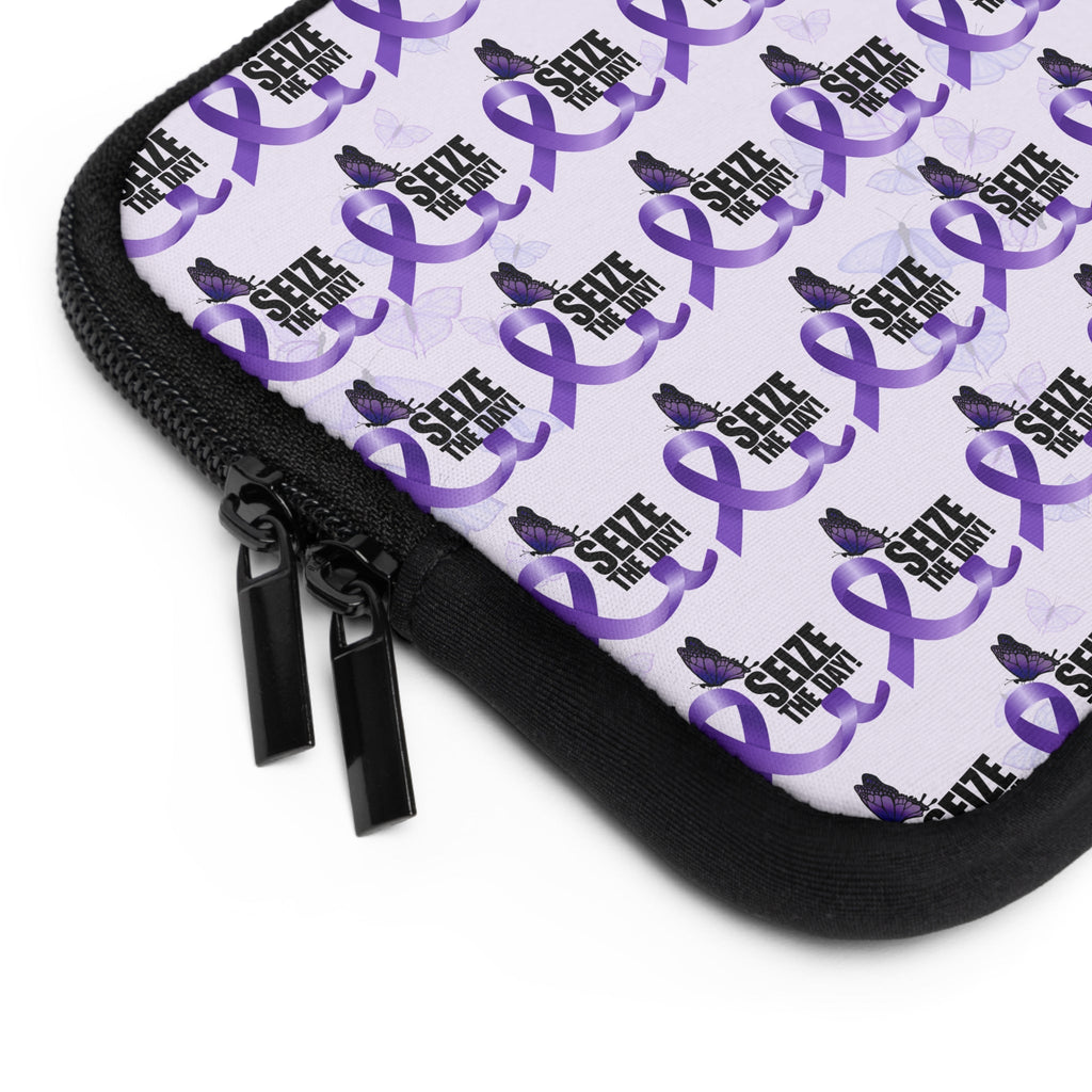 Purple Epilepsy Awareness Laptop Sleeve