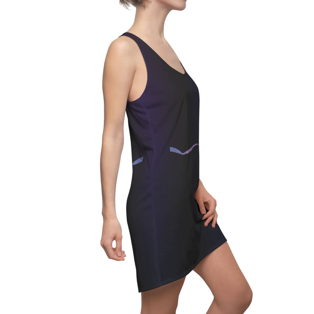 Purple Ribbon for Epilepsy Racerback Dress - Modern Chic with a Message