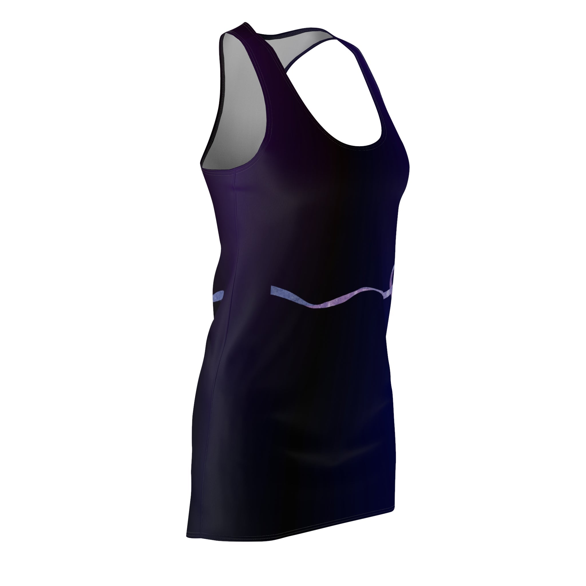 Purple Ribbon for Epilepsy Racerback Dress - Modern Chic with a Message
