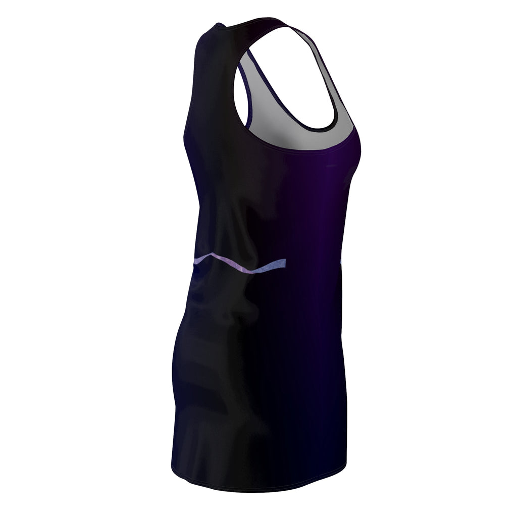 Purple Ribbon for Epilepsy Racerback Dress - Modern Chic with a Message