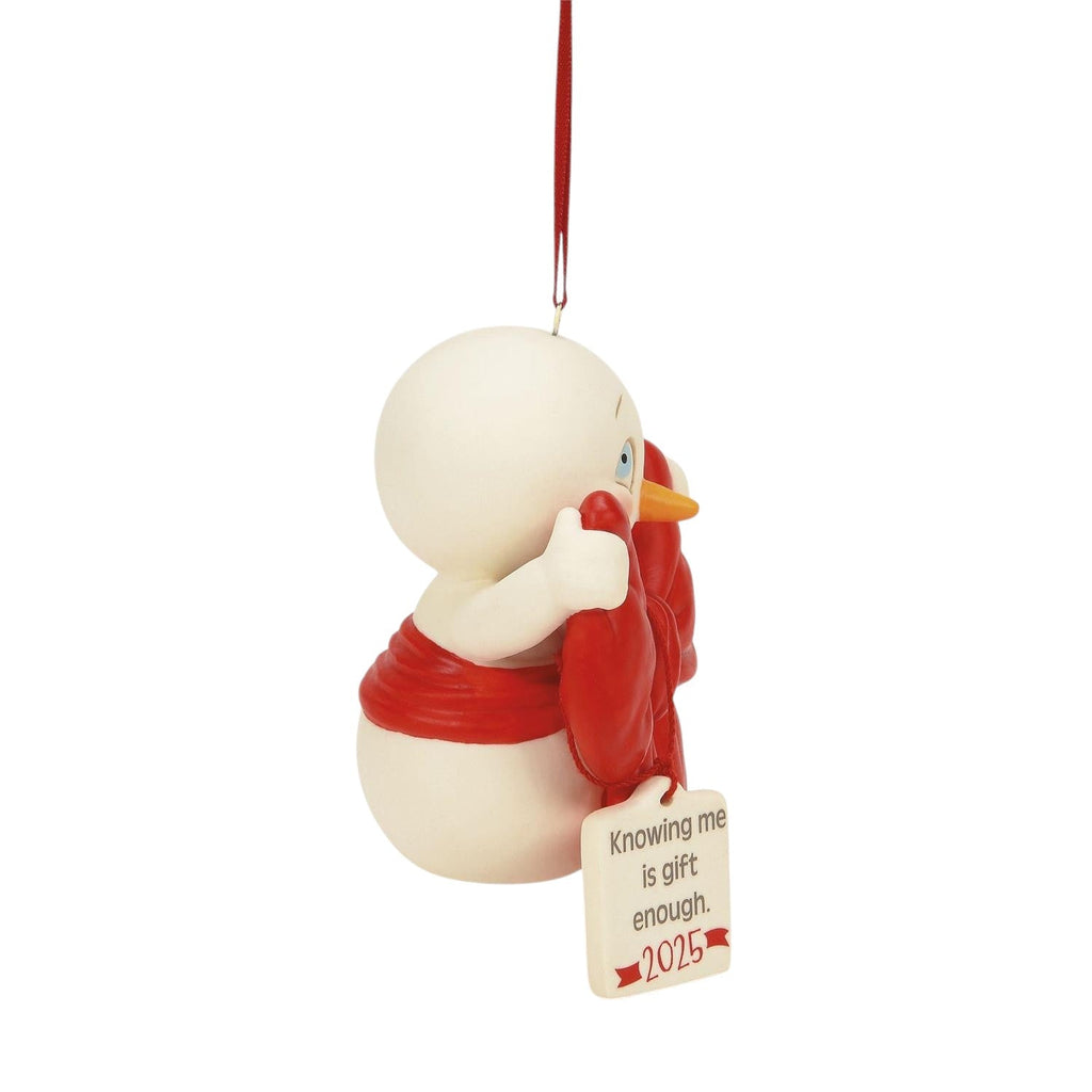 Knowing Me Is A Gift Enough - Dated Ornament