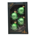 Krebs Value Glass Ornament 4 pack - Winter Whirl