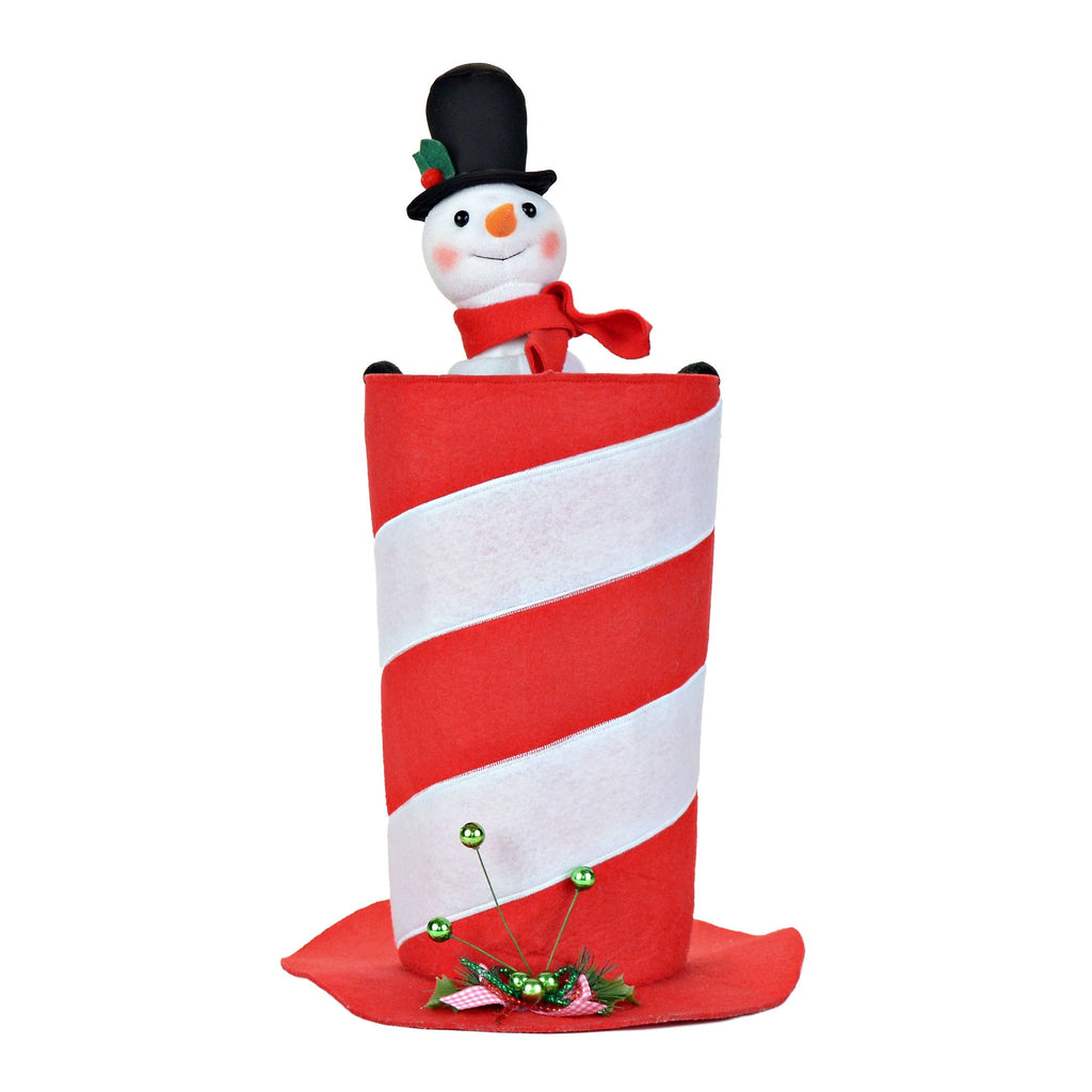 Animated Snowman in Hat