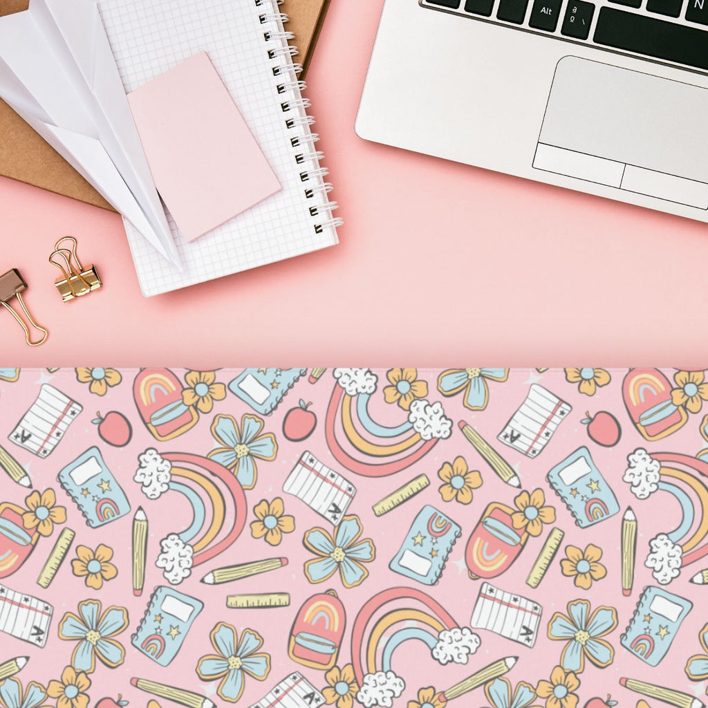 Rainbow Learning Large Desk Mat, 35x16"