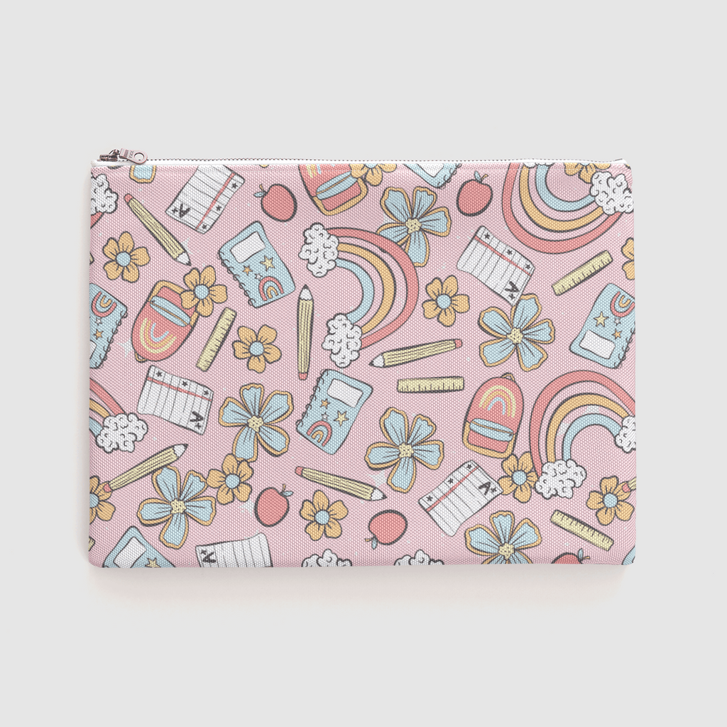 Rainbow Learning Zipper Pouch