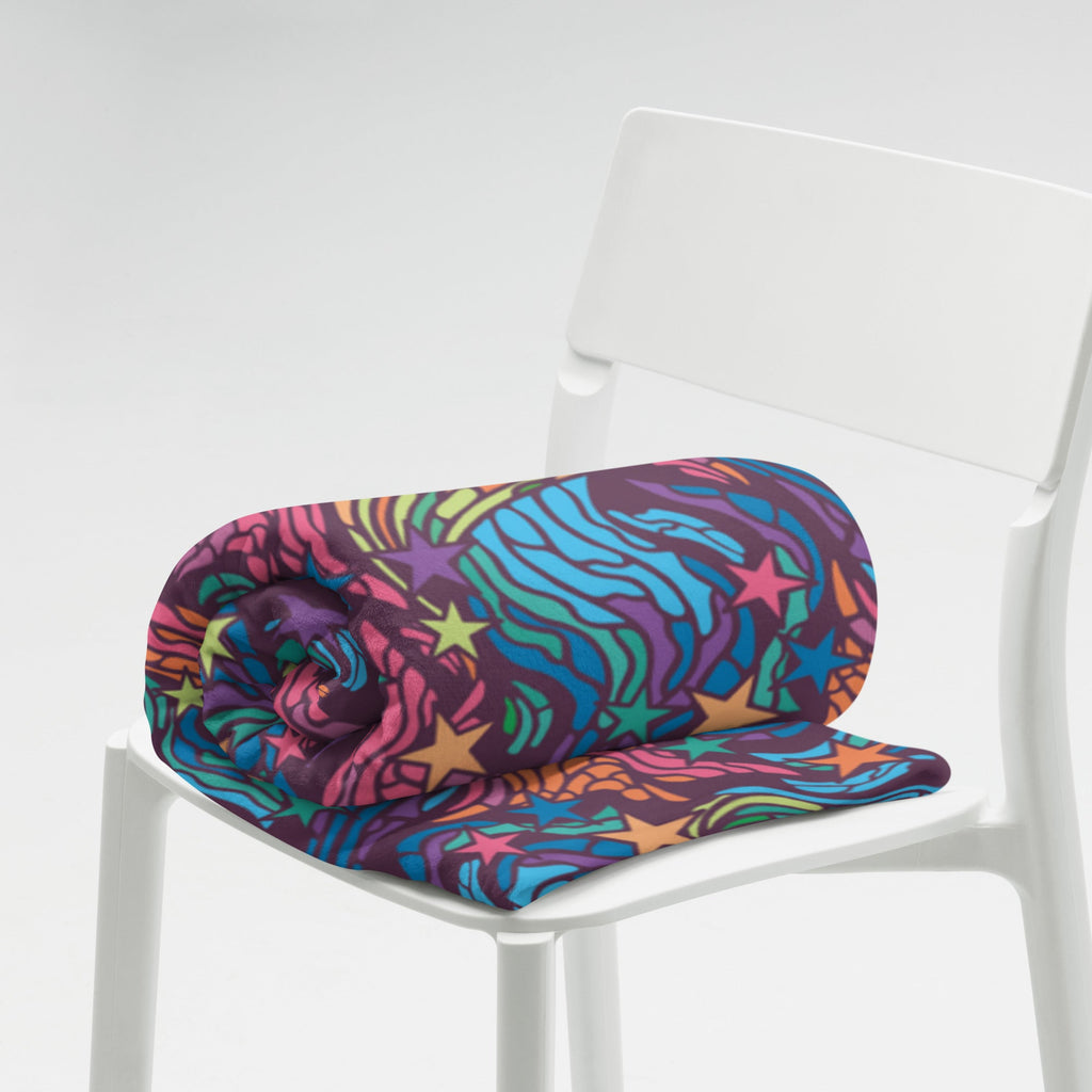 Rainbow Starry Night Blanket