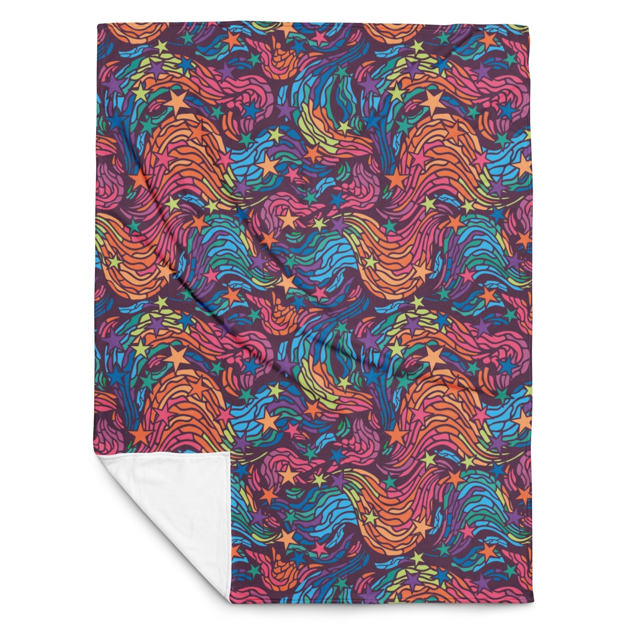 Rainbow Starry Night Blanket