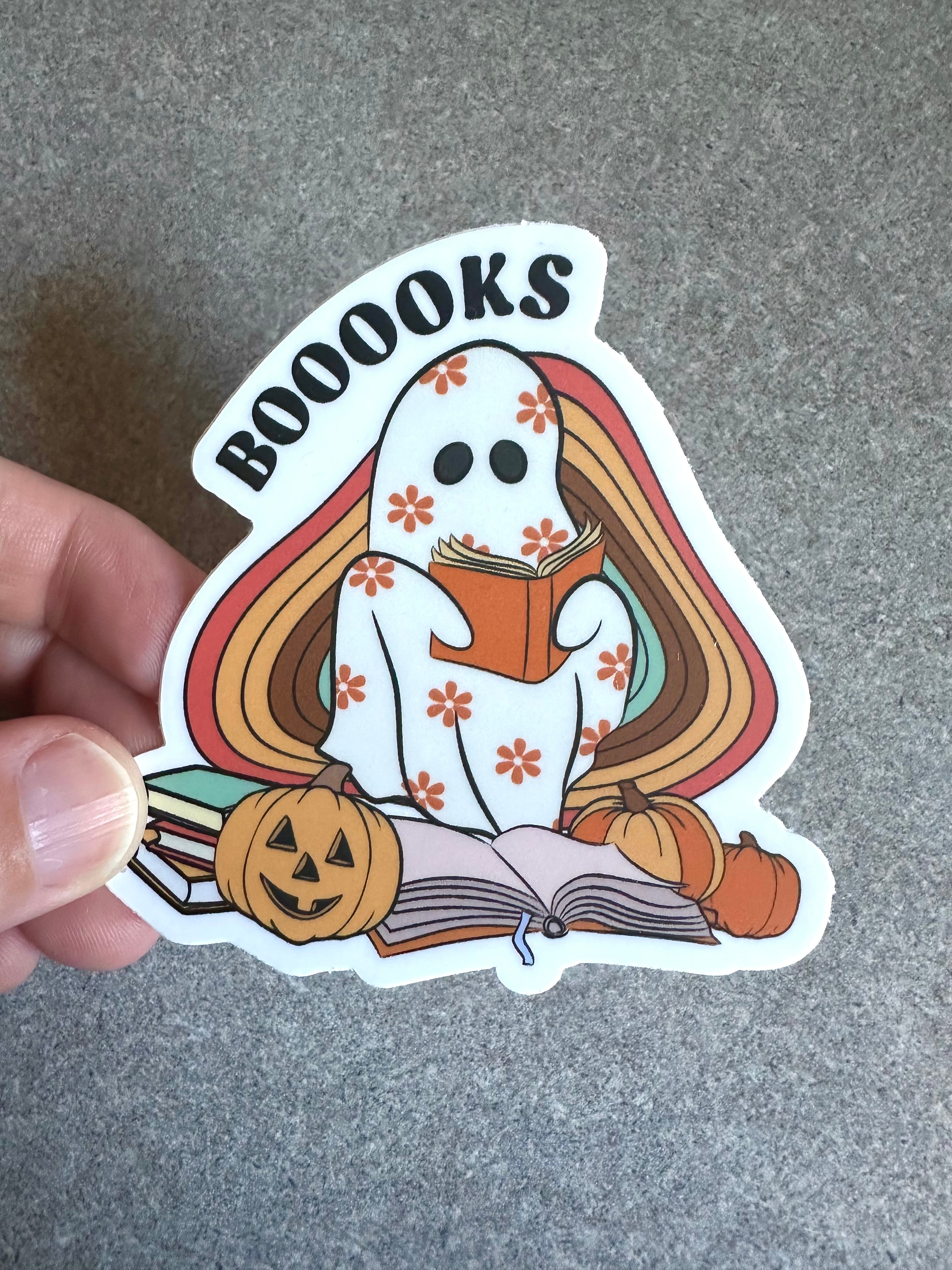 Reading Ghost Vinyl Sticker, 3" x 3"