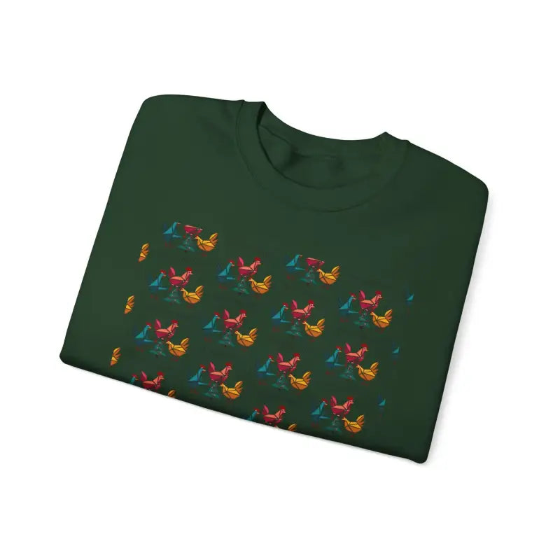 Ocean State Styles Sweatshirt Ugly Christmas Chicken Witch