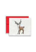 Rudolph Christmas Wildflower Seed Paper Card