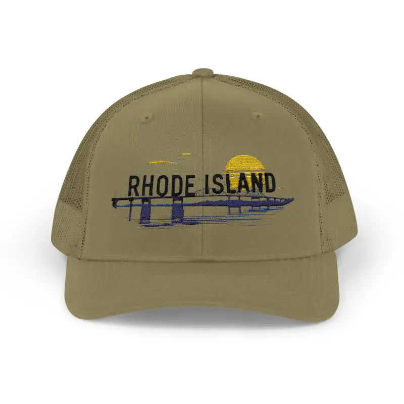 Ocean State Styles Snapback Trucker Cap Rhode Island