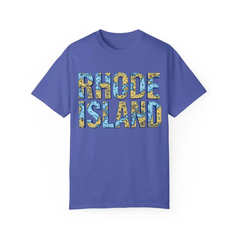 Ocean State Styles Rhode Island Garment Dyed Tee Coastal