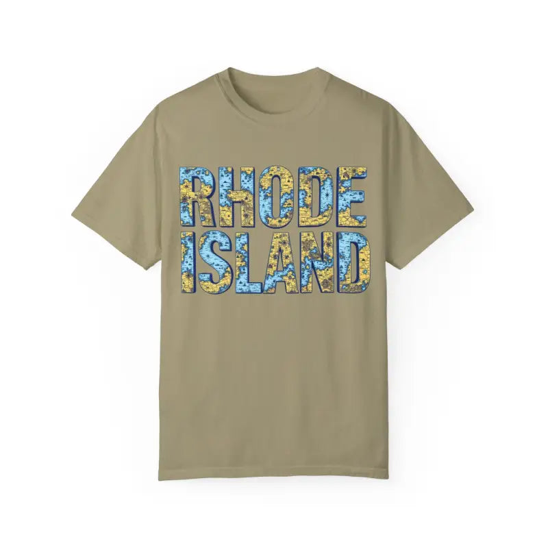 Ocean State Styles Rhode Island Garment Dyed Tee Coastal
