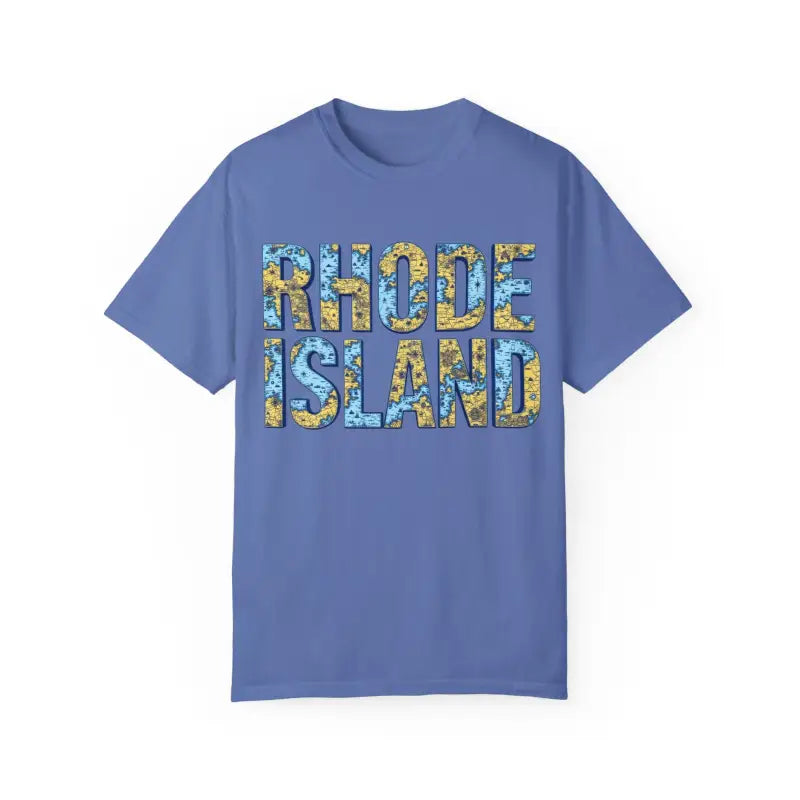 Ocean State Styles Rhode Island Garment Dyed Tee Coastal