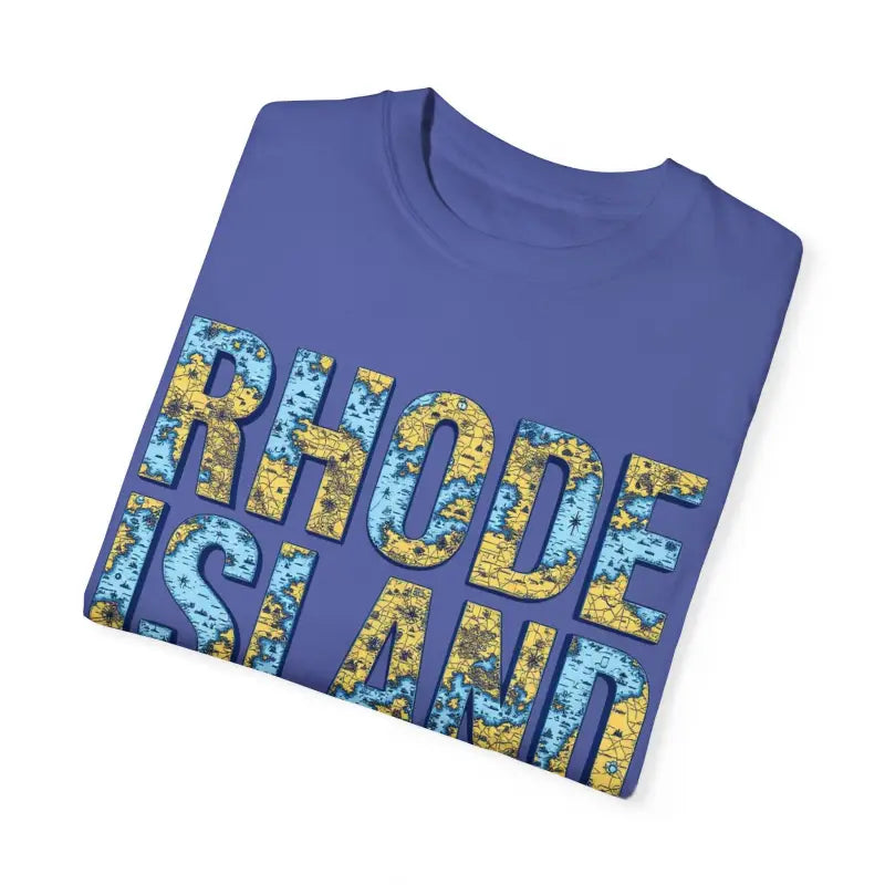 Ocean State Styles Rhode Island Garment Dyed Tee Coastal