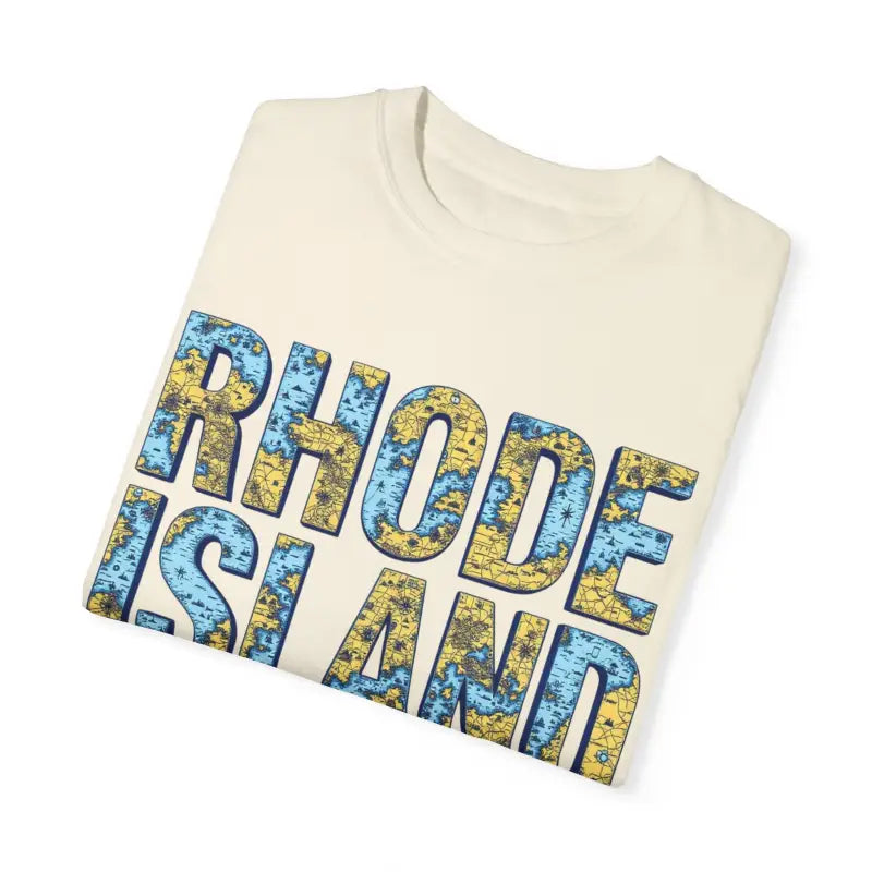 Ocean State Styles Rhode Island Garment Dyed Tee Coastal