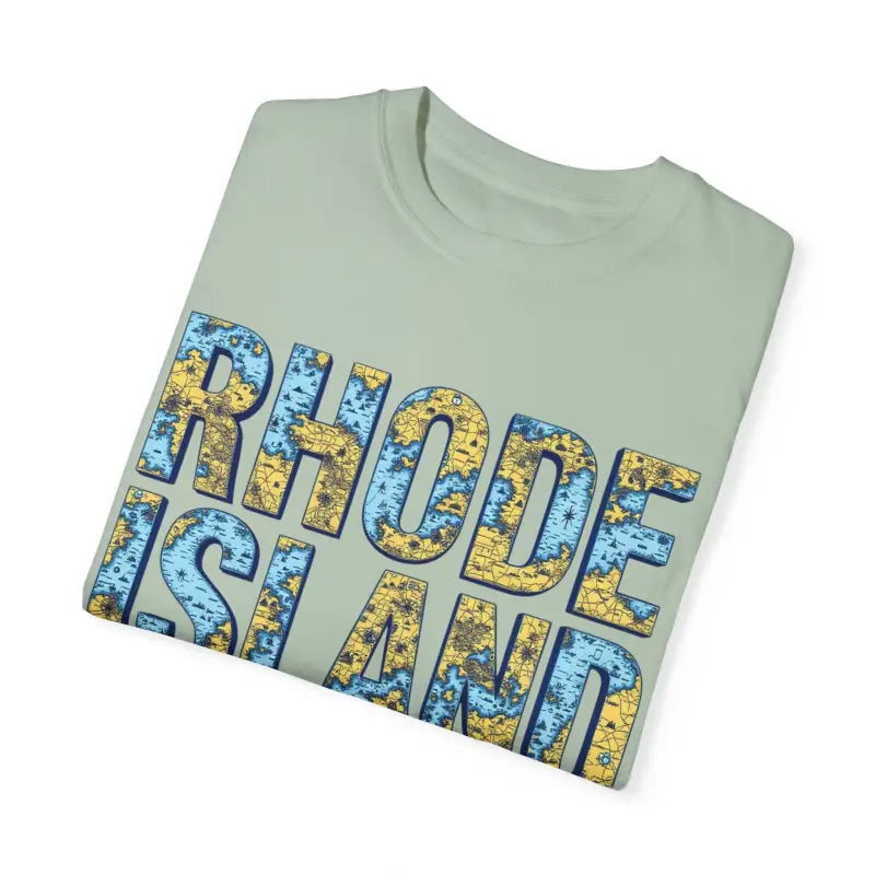 Ocean State Styles Rhode Island Garment Dyed Tee Coastal