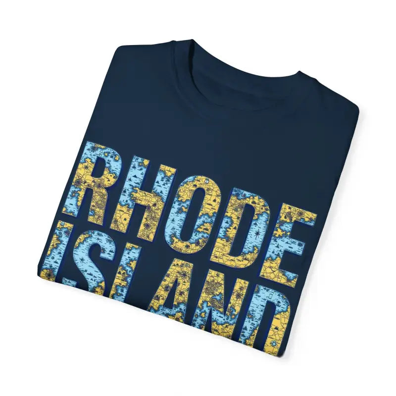 Ocean State Styles Rhode Island Garment Dyed Tee Coastal